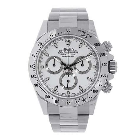 rolex stainless daytona whiteface|rolex daytona black and white.